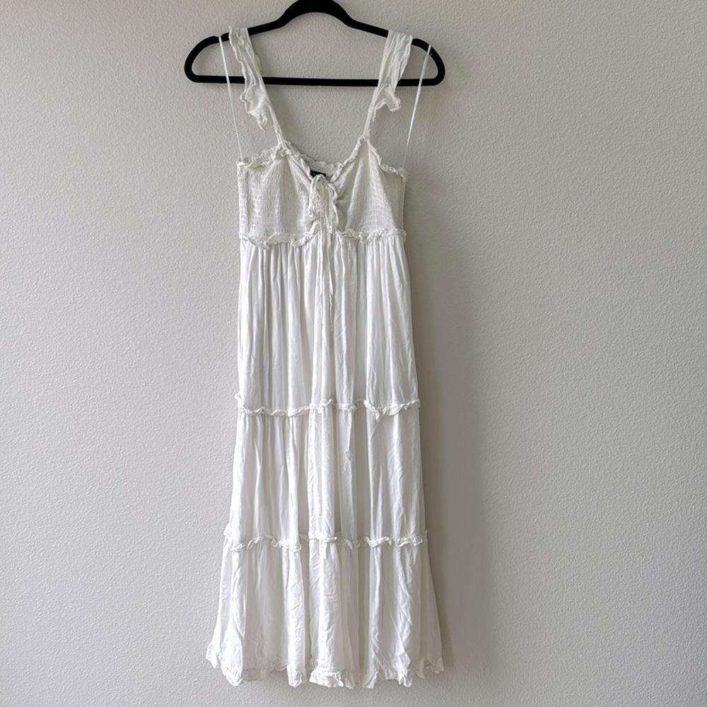 Inthebeginning boutique Ruffle Maxi Dress Medium